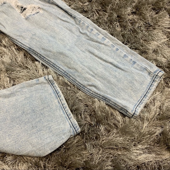 Just USA Ripped Boyfriend Jeans Women size 7 - Picture 5 of 6